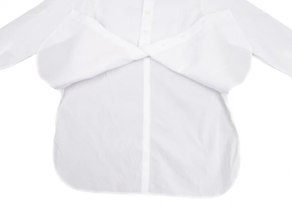 ワイズY's コットンブロードダブルカフスシャツ 白2 K-79943_012