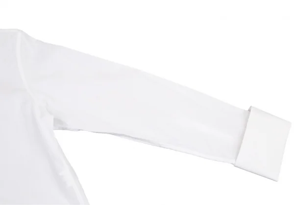 ワイズY's コットンブロードダブルカフスシャツ 白2 K-79943_005