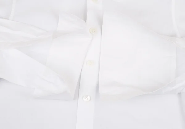 ワイズY's コットンブロードダブルカフスシャツ 白2 K-79943_006