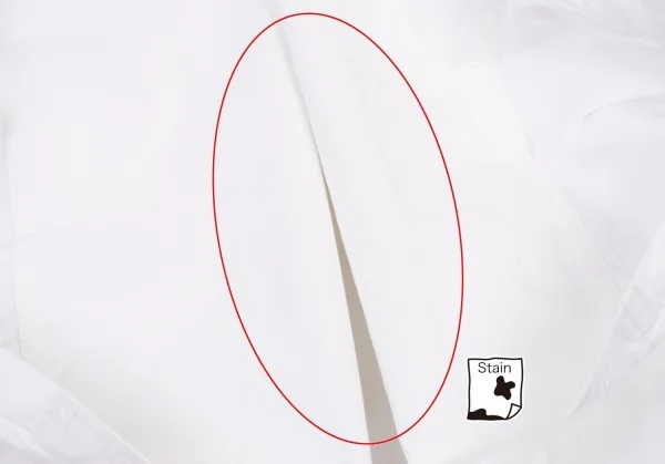 ワイズY's コットンブロードダブルカフスシャツ 白2 K-79943_008