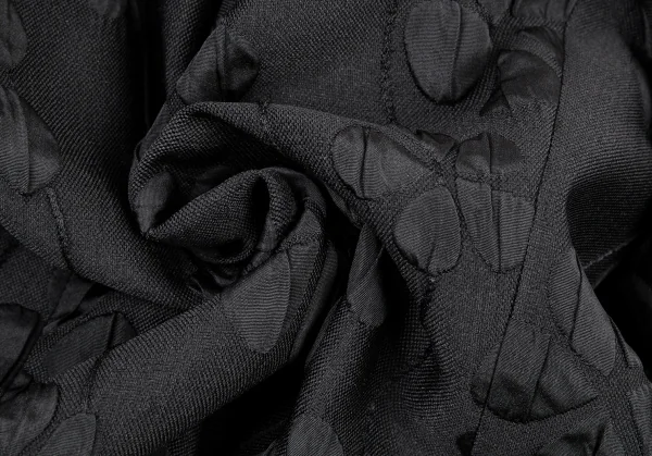 エンポリオ アルマーニEMPORIO ARMANI 花柄ドットデザインジャケット 黒40 K-80008_014