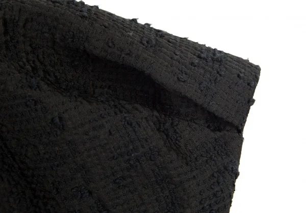 エンポリオ アルマーニEMPORIO ARMANI 半袖フリルデザインジャケット 黒42 K-80010_007