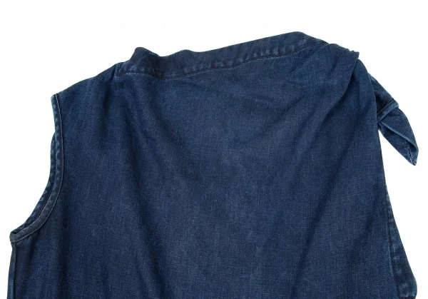 EMPORIO ARMANI Dyed Denim Printed Dress K-80024_004