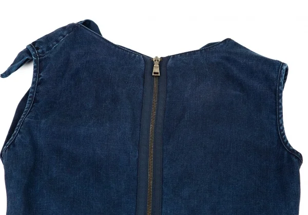 EMPORIO ARMANI Dyed Denim Printed Dress K-80024_013