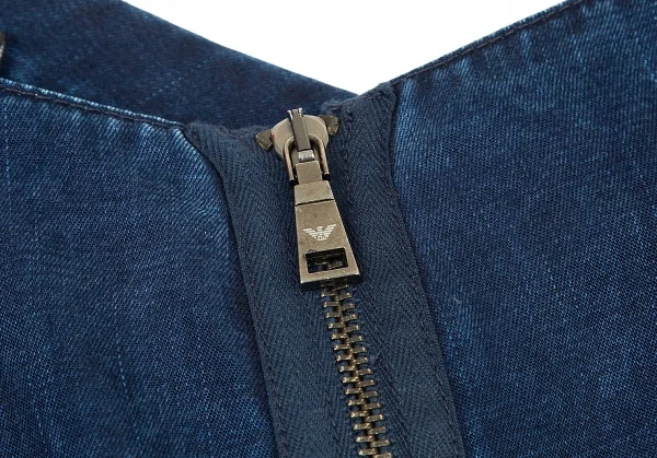 EMPORIO ARMANI Dyed Denim Printed Dress K-80024_015