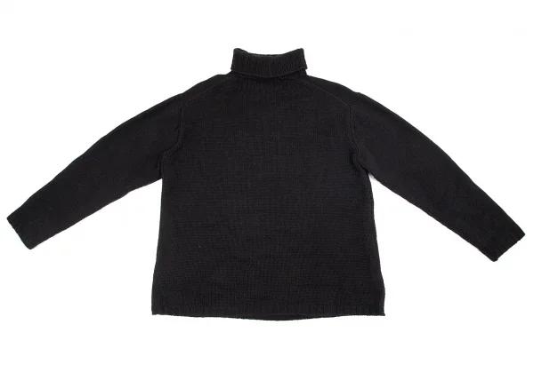 Yohji Yamamoto POUR HOMME Floral Embroidery Knit Sweater K-80032_011