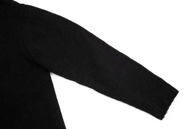 Yohji Yamamoto POUR HOMME Floral Embroidery Knit Sweater K-80032_007