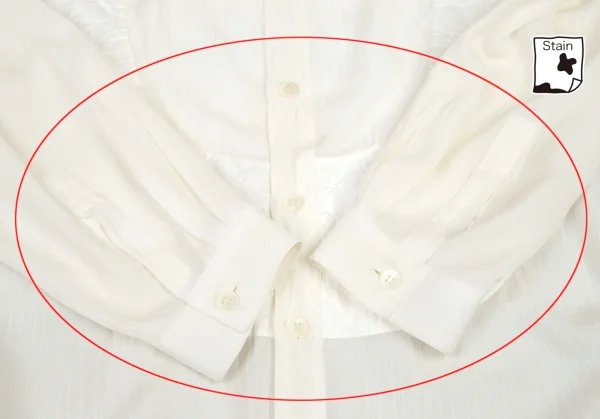 ヨウジヤマモト プールオムYohji Yamamoto POUR HOMMEレーヨン切り替えロングシャツ オフM K-80037_008