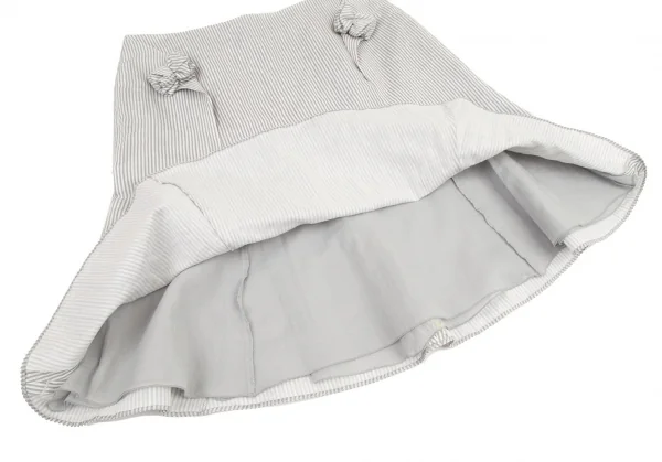 EMPORIO ARMANI Striped Cotton Skirt K-80048_006