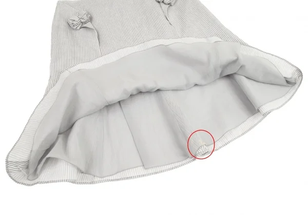 EMPORIO ARMANI Striped Cotton Skirt K-80048_007