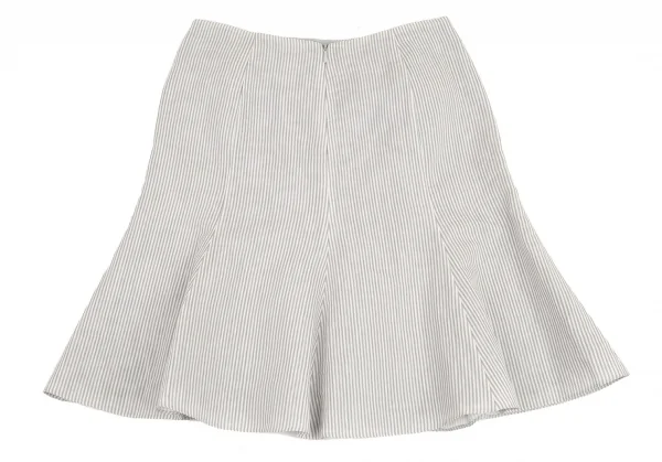 EMPORIO ARMANI Striped Cotton Skirt K-80048_009