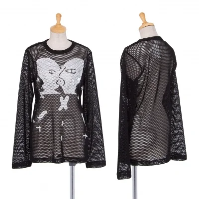 コムデギャルソンCOMME des GARCONS×Alisa Yoffe プリントメッシュカットソー