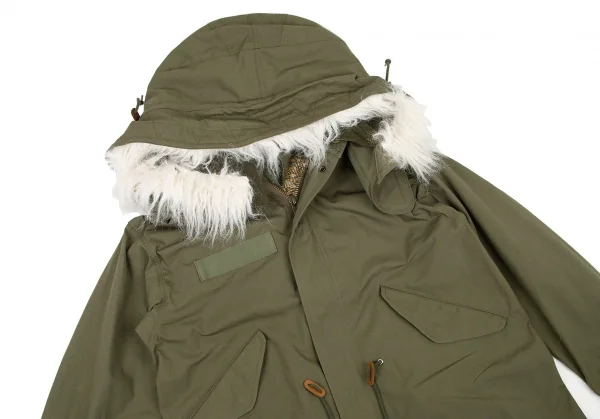 ジュンヤワタナベ コムデギャルソンJUNYA WATANABE COMME des GARCONS ドッキングリバーシブルモッズコート カーキ他S K-80064_004