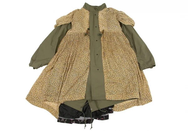 ジュンヤワタナベ コムデギャルソンJUNYA WATANABE COMME des GARCONS ドッキングリバーシブルモッズコート カーキ他S K-80064_010