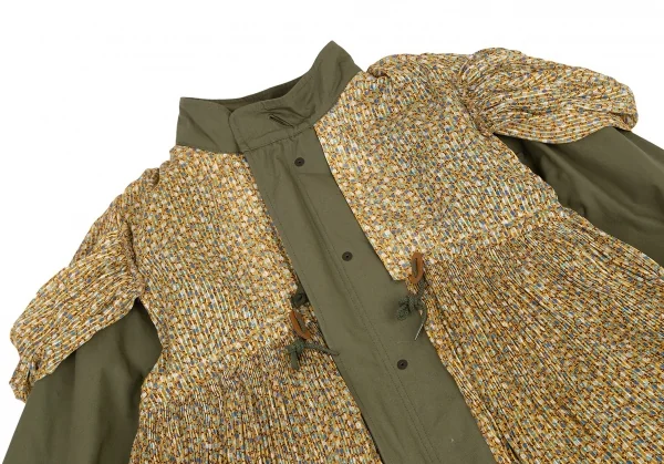 ジュンヤワタナベ コムデギャルソンJUNYA WATANABE COMME des GARCONS ドッキングリバーシブルモッズコート カーキ他S K-80064_011