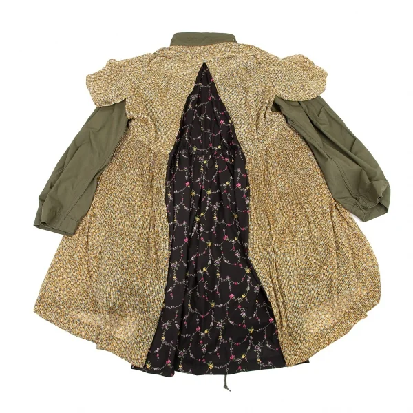 ジュンヤワタナベ コムデギャルソンJUNYA WATANABE COMME des GARCONS ドッキングリバーシブルモッズコート カーキ他S K-80064_012