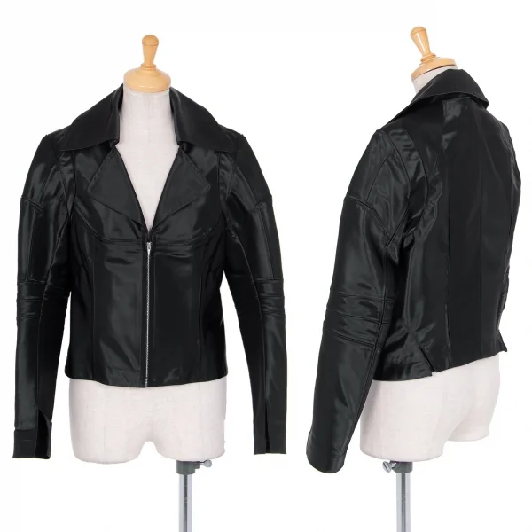 ジュンヤワタナベ コムデギャルソンJUNYA WATANABE COMME des GARCONS ナイロンプリーツジップショートジャケット 黒M位 K-80072_001