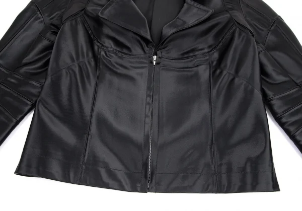ジュンヤワタナベ コムデギャルソンJUNYA WATANABE COMME des GARCONS ナイロンプリーツジップショートジャケット 黒M位 K-80072_011