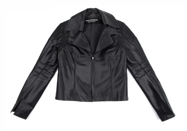 ジュンヤワタナベ コムデギャルソンJUNYA WATANABE COMME des GARCONS ナイロンプリーツジップショートジャケット 黒M位 K-80072_002