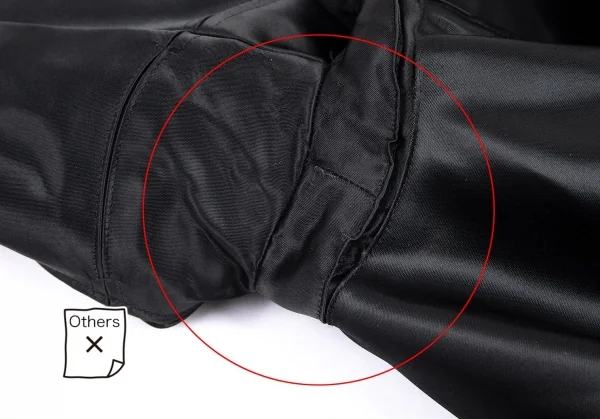 ジュンヤワタナベ コムデギャルソンJUNYA WATANABE COMME des GARCONS ナイロンプリーツジップショートジャケット 黒M位 K-80072_004