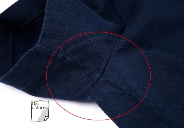 トリコ コムデギャルソンtricot COMME des GARCONS 製品染めバックジップロゴTシャツ 紺M位 K-80077_009
