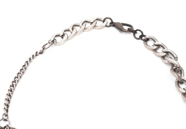 マックスアンドコーMAX&Co 装飾多重チェーンネックレス シルバー他 K-80081_002