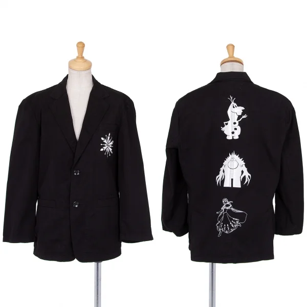 コムデギャルソンCOMME des GARCONSアナと雪の女王プリントテーラード
