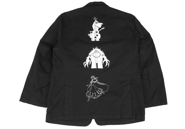 コムデギャルソンCOMME des GARCONSアナと雪の女王プリントテーラード