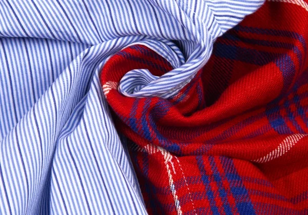 コムデギャルソン シャツCOMME des GARCONS SHIRT フロントチェック切替ストライプシャツジャケット 赤水色他S K-80189_012