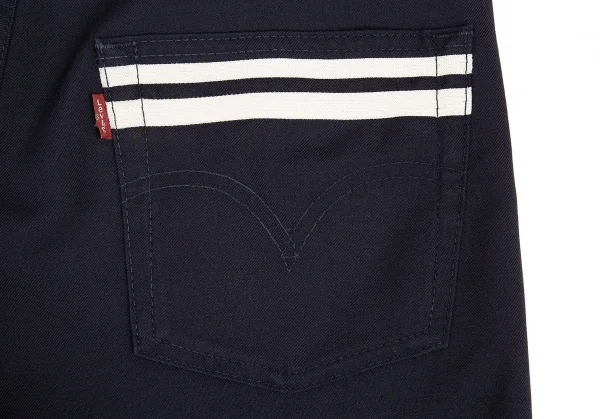ジュンヤワタナベ マン コムデギャルソン×リーバイス JUNYA WATANABE MAN COMME des GARCONS×Levi's ウールエステルラインテープパンツ 紺SS K-80198_003