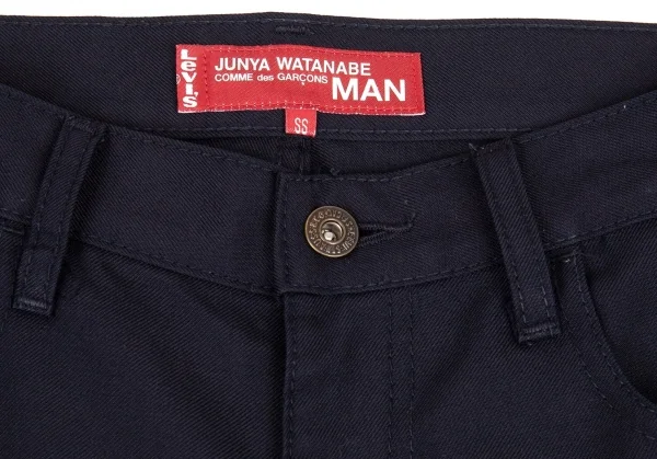 ジュンヤワタナベ マン コムデギャルソン×リーバイス JUNYA WATANABE MAN COMME des GARCONS×Levi's ウールエステルラインテープパンツ 紺SS K-80198_008