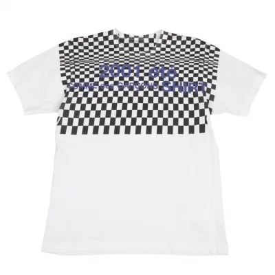 コムデギャルソン シャツCOMME des GARCONS SHIRT 変形チェッカープリントTシャツ