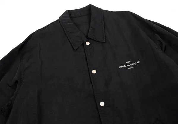 【極美品】コムデギャルソン オム コーチ ジャケット ブラック M COMME des GARCONS - 【早い者勝ち】コムデギャルソン コーチ