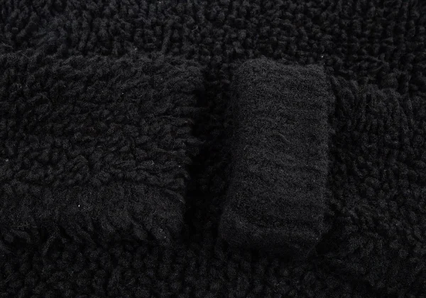 ヨウジヤマモト プールオムYohji Yamamoto POUR HOMMEパイルロングニットセーター 黒M K-80426_006