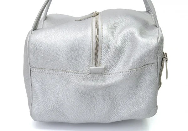 ズッカzucca フォイルシュリンクレザーハンドバッグ シルバー K-80611_004