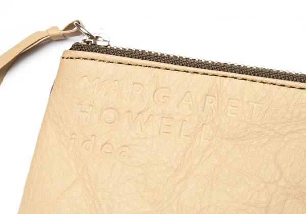 マーガレットハウエル アイデア MARGARET HOWELL idea レザーショルダーバッグ モカベージュ K-80687_011