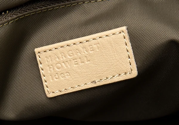 マーガレットハウエル アイデア MARGARET HOWELL idea レザーショルダーバッグ モカベージュ K-80687_019