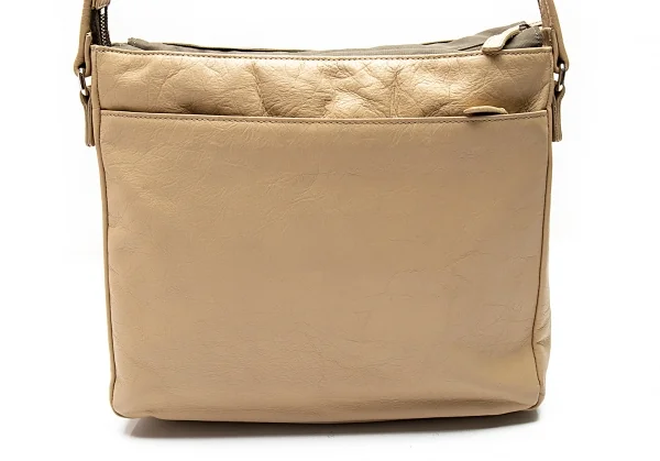 マーガレットハウエル アイデア MARGARET HOWELL idea レザーショルダーバッグ モカベージュ K-80687_005