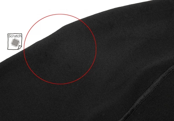 グッチGUCCI Vネックレーヨンストレッチカットソー 黒S K-80715_010