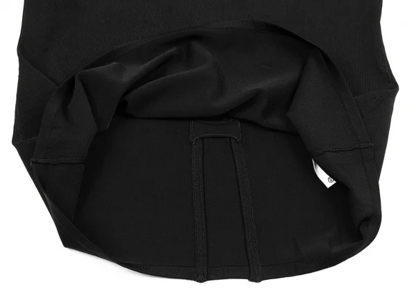 グッチGUCCI Vネックレーヨンストレッチカットソー 黒S K-80715_008