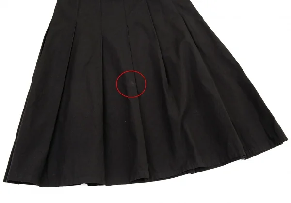 レキップヨシエイナバL'EQUIPE YOSHIE INABA コットンプリーツスカート 黒M位 K-80911_006