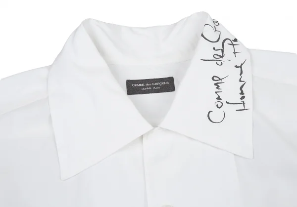 コムデギャルソン オムプリュスCOMME des GARCONS HOMME PLUS 襟ロゴ
