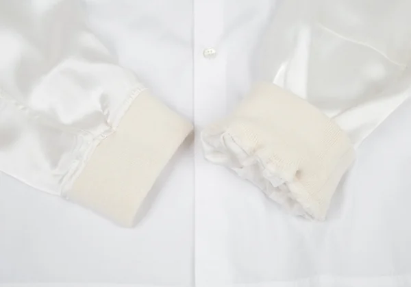 コムデギャルソン シャツCOMME des GARCONS SHIRT ブルゾン袖切替デザインシャツ 白L K-80942_008