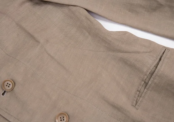 ワイズY's テンセルリネンテーラードジャケット モカ1 K-81012_012