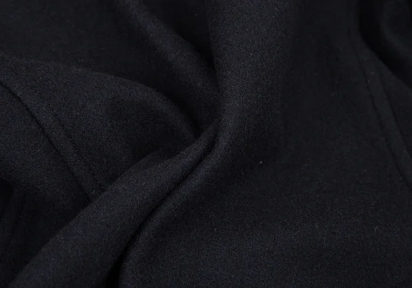コムデギャルソン オムプリュスCOMME des GARCONS HOMME PLUS メルトンウールダブルブレストハーフコート 紺M K-81026_015