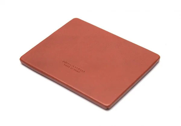 ボッテガヴェネタBOTTEGA VENETA イントレチャートショルダーバッグ コンパクトミラー付 茶 キャメル K-81087_015