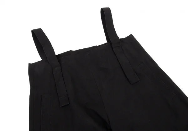 ワイズY's コットンアクリルサスペンダーベルトパンツ 黒3 K-81218_002