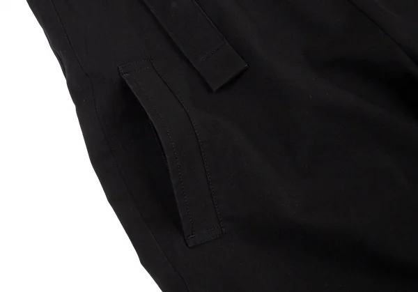 ワイズY's コットンアクリルサスペンダーベルトパンツ 黒3 K-81218_003