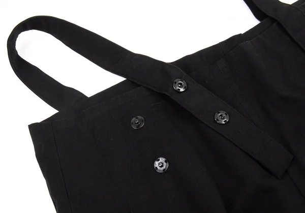 ワイズY's コットンアクリルサスペンダーベルトパンツ 黒3 K-81218_004