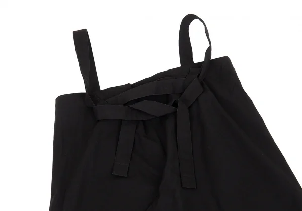 ワイズY's コットンアクリルサスペンダーベルトパンツ 黒3 K-81218_008